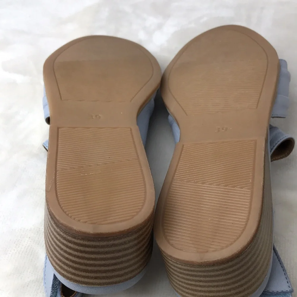 Mago Made in Turkey Women's Blue Sandals - Picture 11 of 16